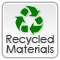This item is made from recycled materials.